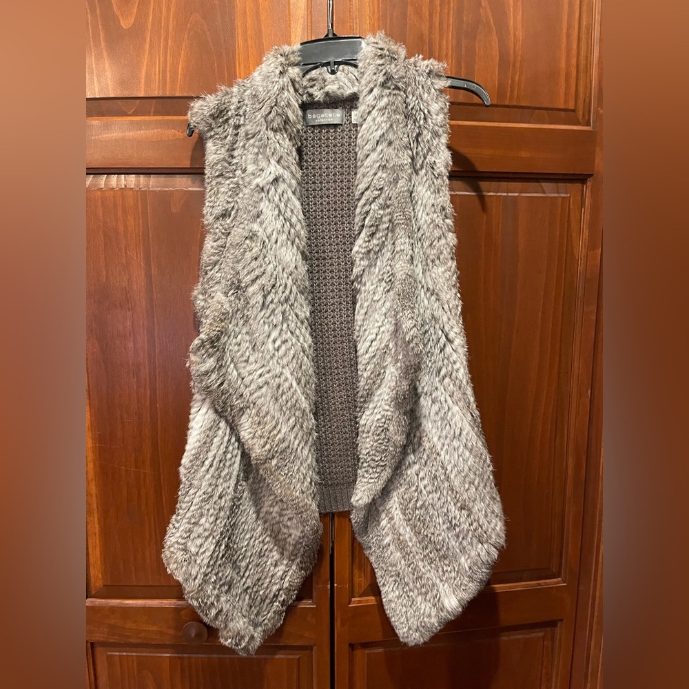 Bagatelle Luxe Fur Vest Size Medium